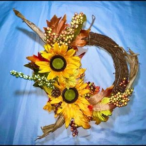 Sunflower Wreath